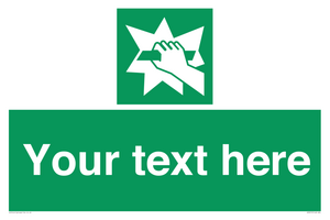 Custom Break Glass Sign